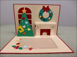 飛び出す手作りクリスマスカードは難しい 型紙や無料テンプレート紹介